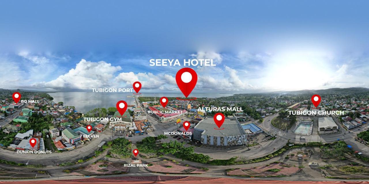 Seeya Hotel Tubigon Esterno foto